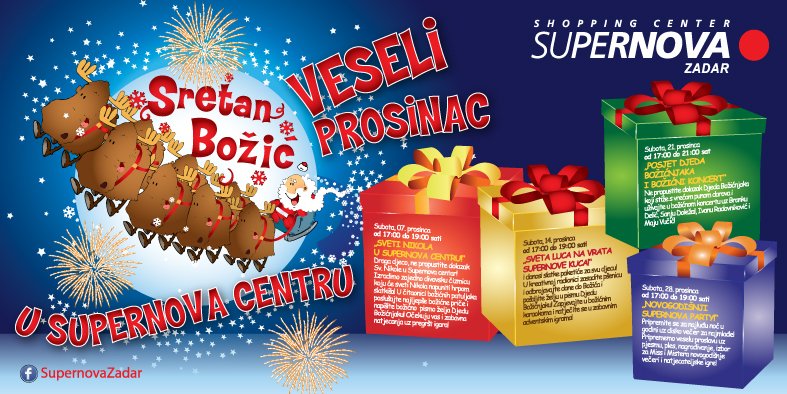 Sveta Lucija u centru Supernova